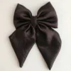black hair bow for girls