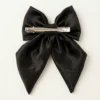 black hair bow