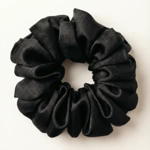 black scrunchie