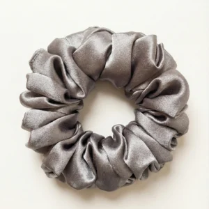 grey skinny scrunchies for girls
