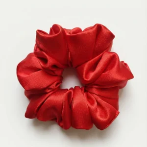 red scrunchie